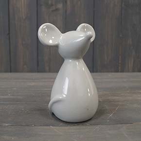 Medium Grey Ceramic Mouse detail page